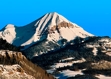 Load image into Gallery viewer, Engineer Peak is one of the most recognizable mountains in the Durango area.
