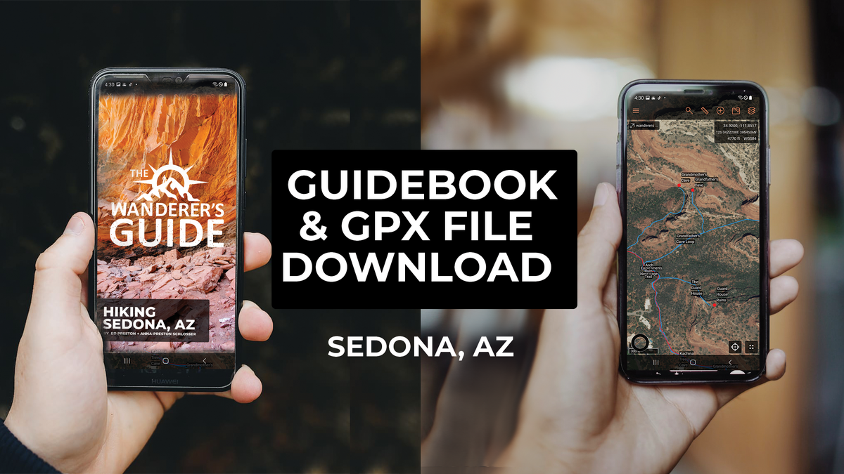 Wanderers Guide Ios Sedona Cliff Dwellings - Hiking Trails & GPS Coordinates (Over 235 Sit ...